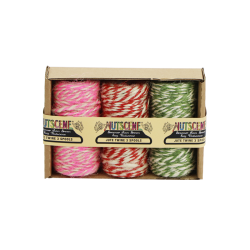 Jute touw tweekleurig